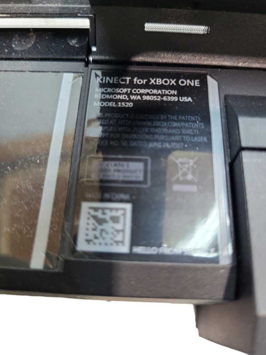 Microsoft Xbox One Kinect Wired Motion Sensor Black Model 1520 &