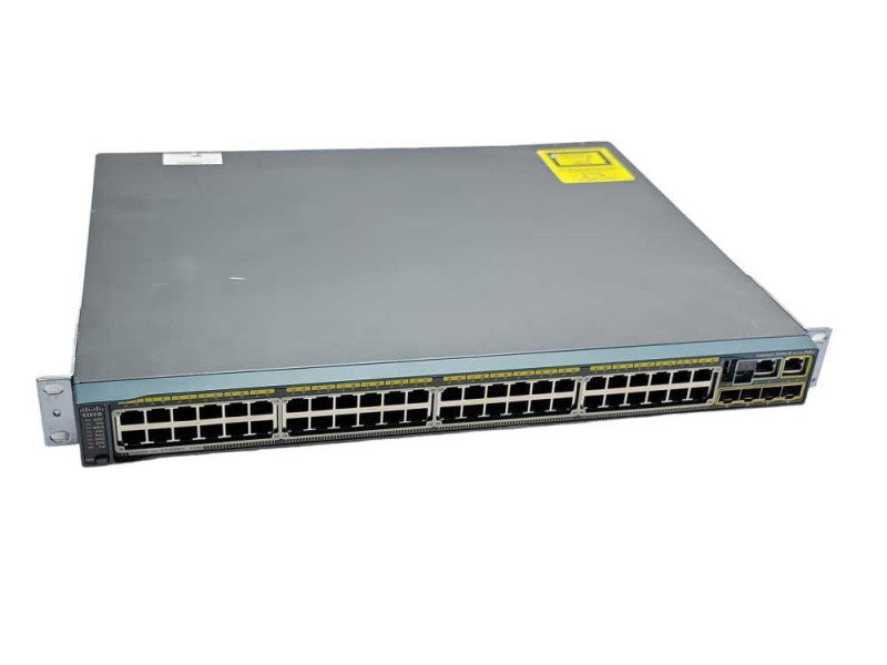 Cisco WS-C2960S-48LPS-L 48 Ports PoE Gigabit Switch, READ Q_
