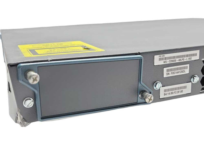 Cisco WS-C2960S-48LPS-L 48 Ports PoE Gigabit Switch, READ Q_
