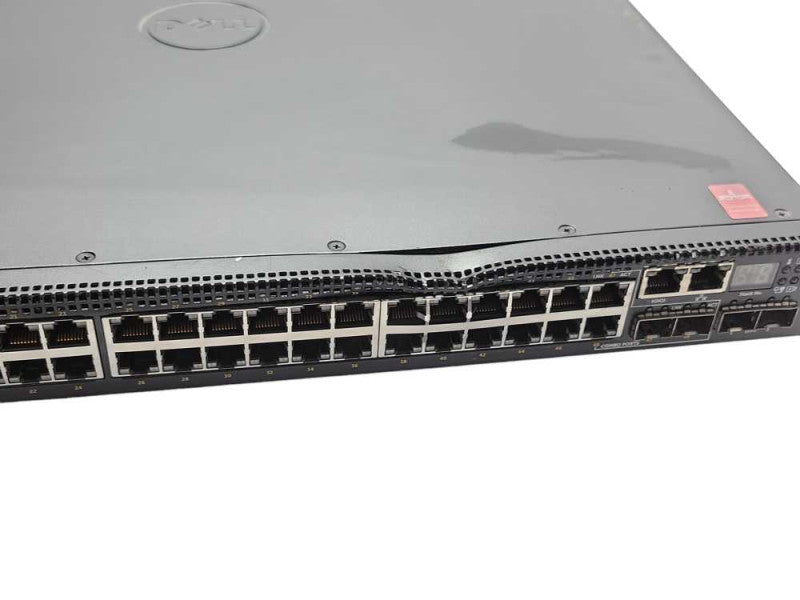 Dell N3048P 48 Port Gigabit PoE Network Switch 2x PSU, READ _