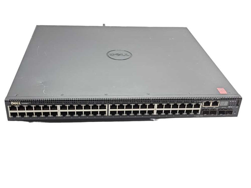 Dell N3048P 48 Port Gigabit PoE Network Switch 2x PSU, Factory reset Q_