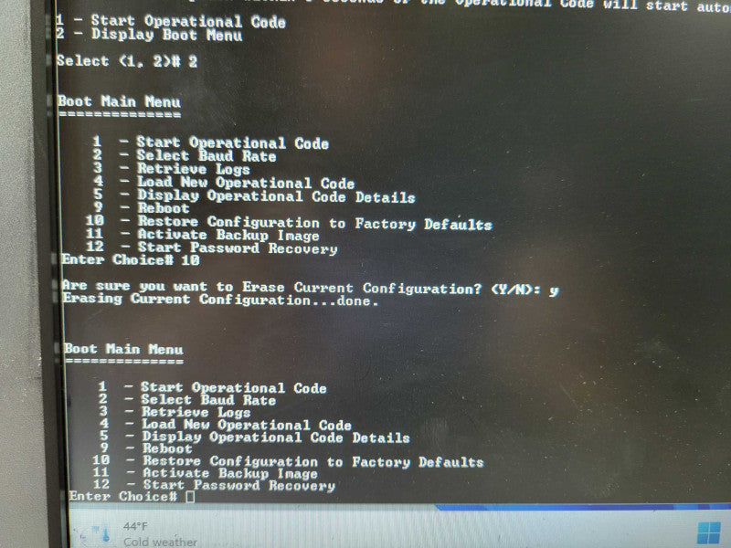 Dell N3048P 48 Port Gigabit PoE Network Switch 2x PSU, Factory reset Q_