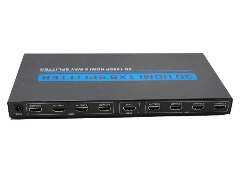 3D HDMI 1x8 Splitter 1080P 8-Way Q_