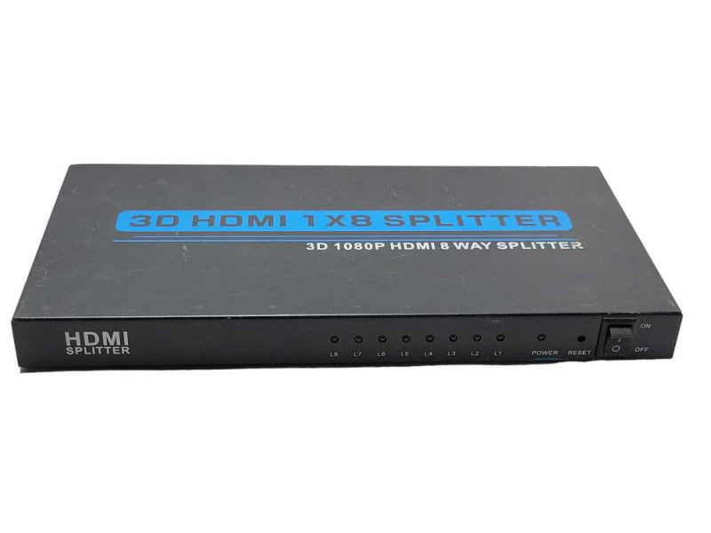 3D HDMI 1x8 Splitter 1080P 8-Way Q_
