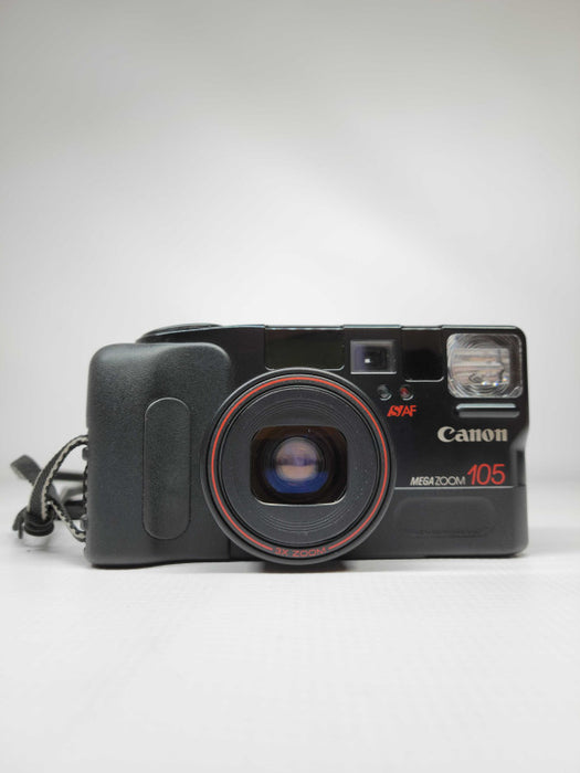 Canon Sure Shot Mega Zoom 105- 35mm Point & Shoot Film Camera