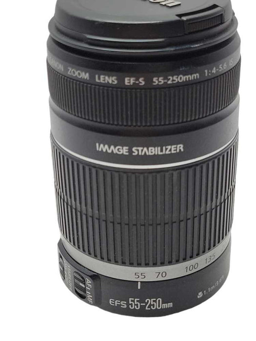 Canon Zoom Lens EF-S 55-250mm 1:4-5.6 IS STM Image Stabilizer, READ _