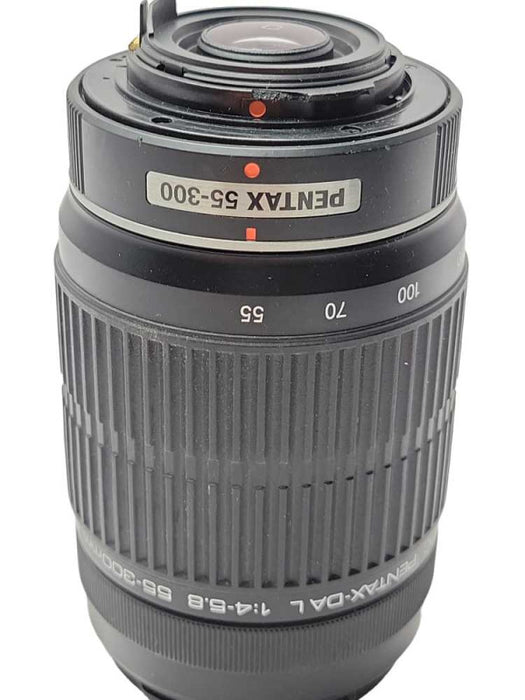 PENTAX SMC PENTAX-DA L 55-300mm auto focus Lens, READ _
