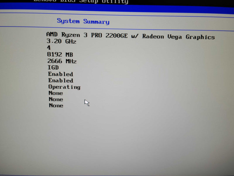 Lenovo ThinkCenter M715q - AMD Ryzen 3 Pro 2200GE | 8GB DDR4 + PWR ADPTR Q