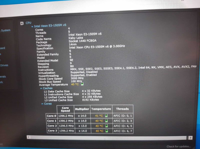 Lenovo ThinkPad P51 Xeon E3-1505M v6 3.0Ghz 32GB 512GB NVMe NVIDIA 4GB M2200