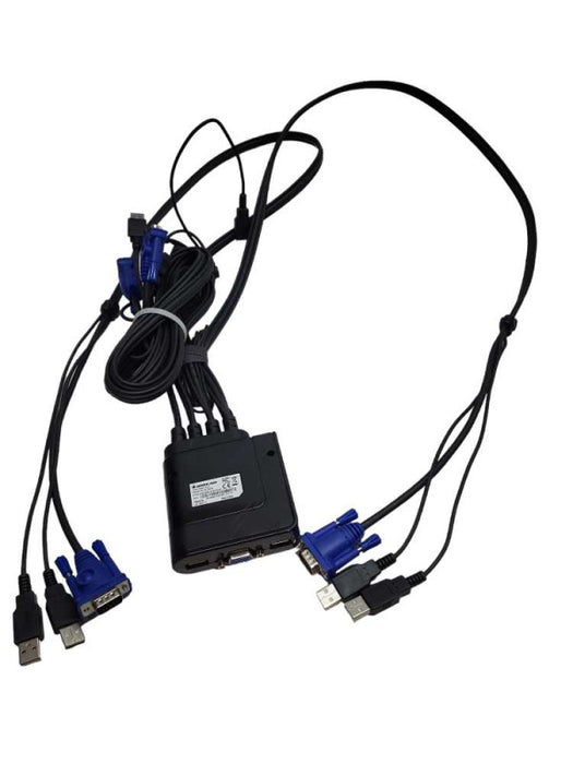 IOGEAR GCS24U 4-PORT USB CABLE KVM SWITCH &