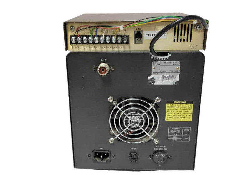iCom IC-A200 DC Power Supply PS-80 with control station CS-900, READ _