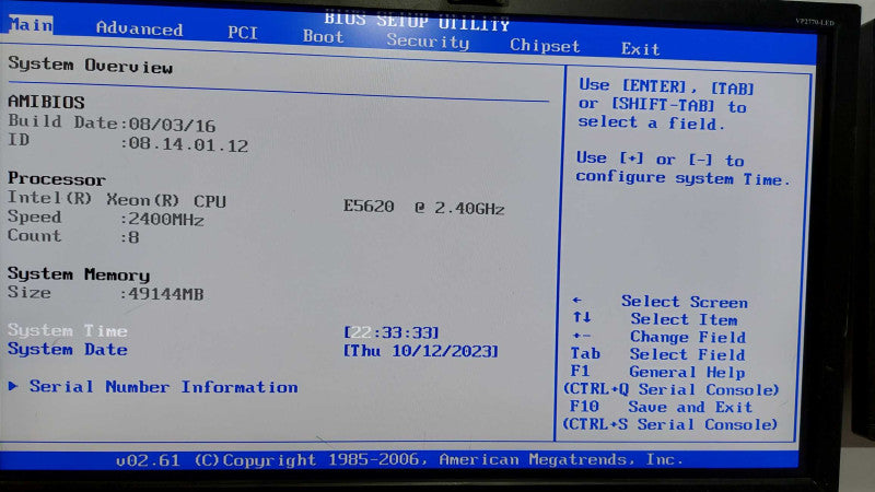 SUN oracle zfs storage 7120 Xeon E5620 @ 2.40ghz / 48gb ram - READ #