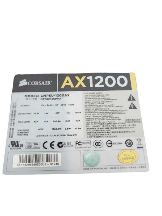 Corsair AX1200i 1200W  ATX Desktop PSU & Cables  &