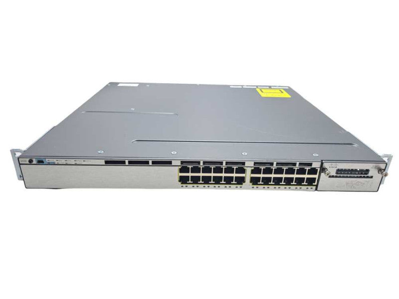 Cisco WS-C3750X-24T-S | 24-Port 1GE Stackable Switch w/ 2x C3KX-PWR-350WAC )