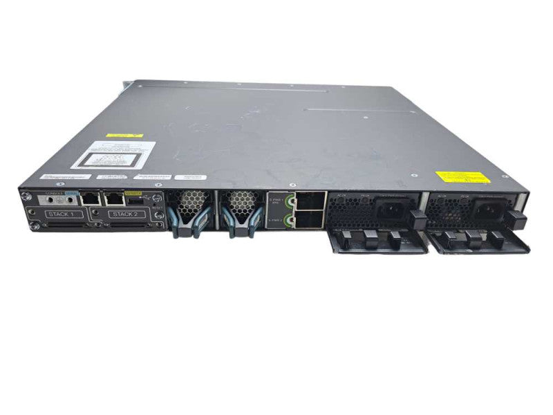 Cisco WS-C3750X-48T-E | 48-Port Gigabit Switch + 10G Module | 2x 350W PSU )