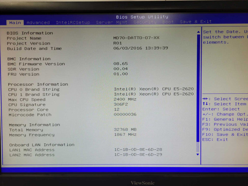 Datto S3E6000 2x Xeon E5-2620v3 2.4GHz, 32GB DDR4, SAS3008-IR, 2x PSU _
