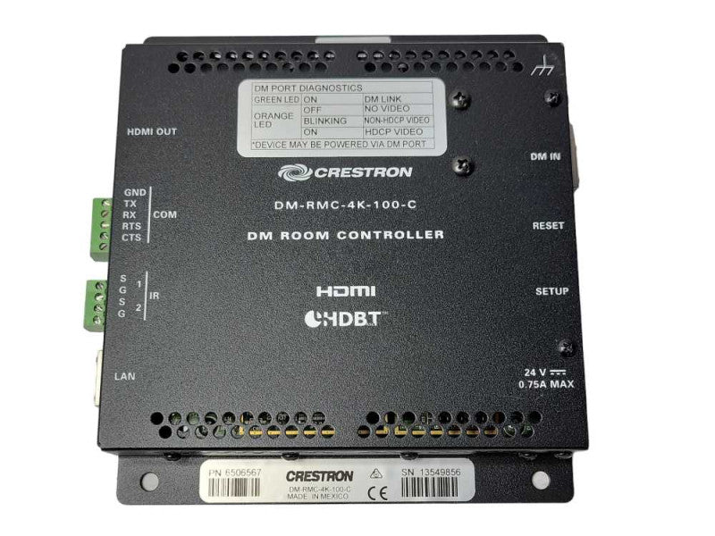 Crestron DM-RMC-4K-100-C DM ROOM Controller 6506567 Q_