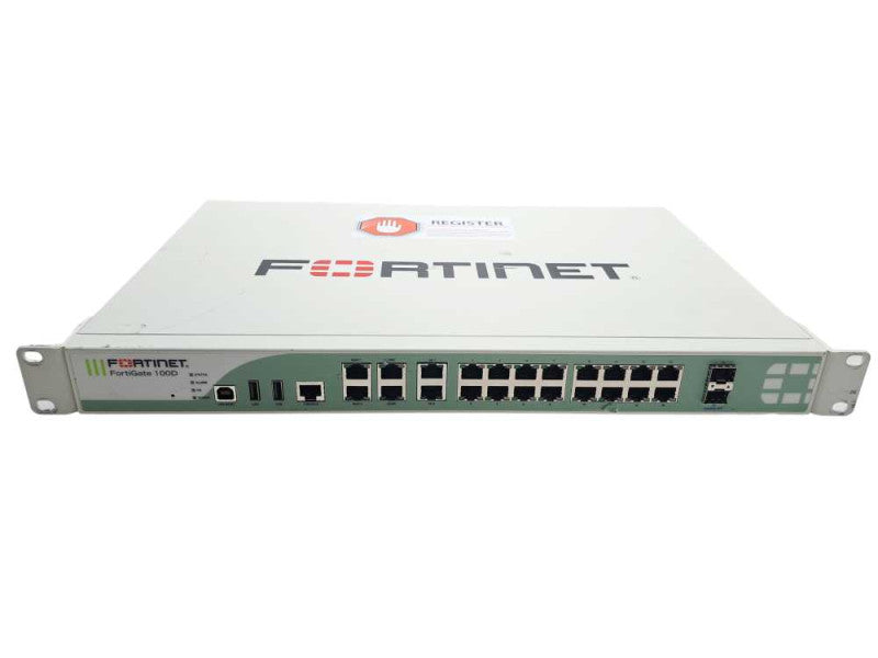 Fortinet FortiGate 100D Firewall Appliance w/ Rack Mount | FG-100D )