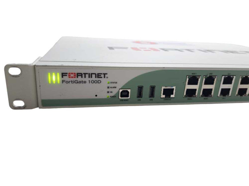 Fortinet FortiGate 100D Firewall Appliance w/ Rack Mount | FG-100D )