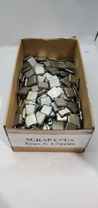 12.6KG Assorted Intel I-Series, Xeon & AMD Scrap CPUs @