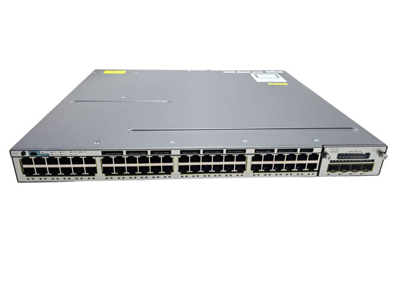 Cisco WS-C3750X-48T-E | 48-Port Gigabit Switch + 1G SFP Module | 2x 350W PSU )