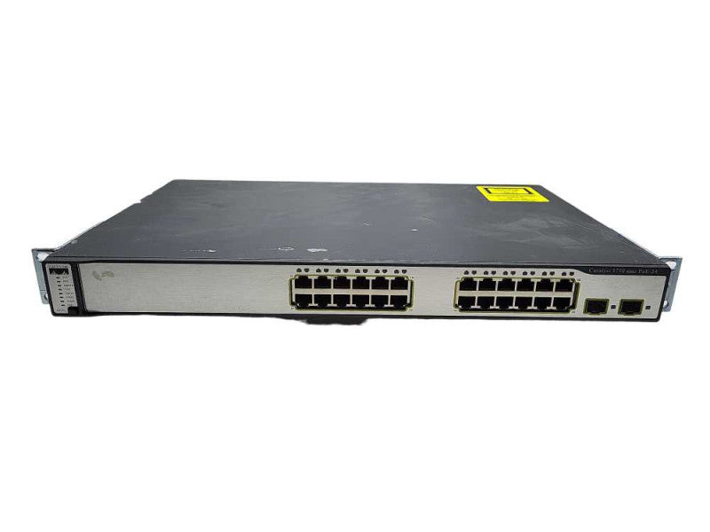 CISCO WS-C3750-24PS-S Catalyst 3750 Series PoE-24 Stackable Switch  Q$