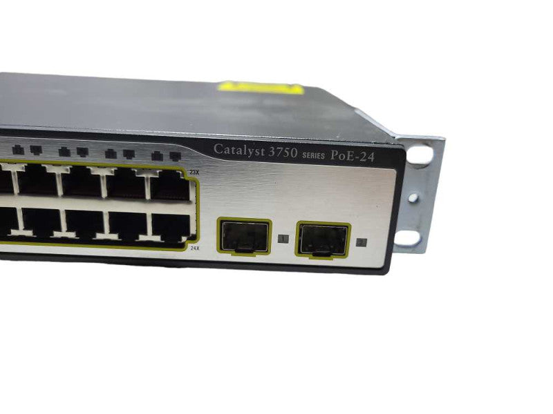 CISCO WS-C3750-24PS-S Catalyst 3750 Series PoE-24 Stackable Switch  Q$