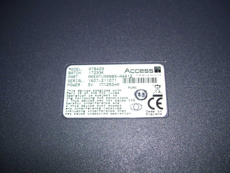 Access Is ATB423 MSR OCR MRZ Magstripe ID Document Reader Keyboard *