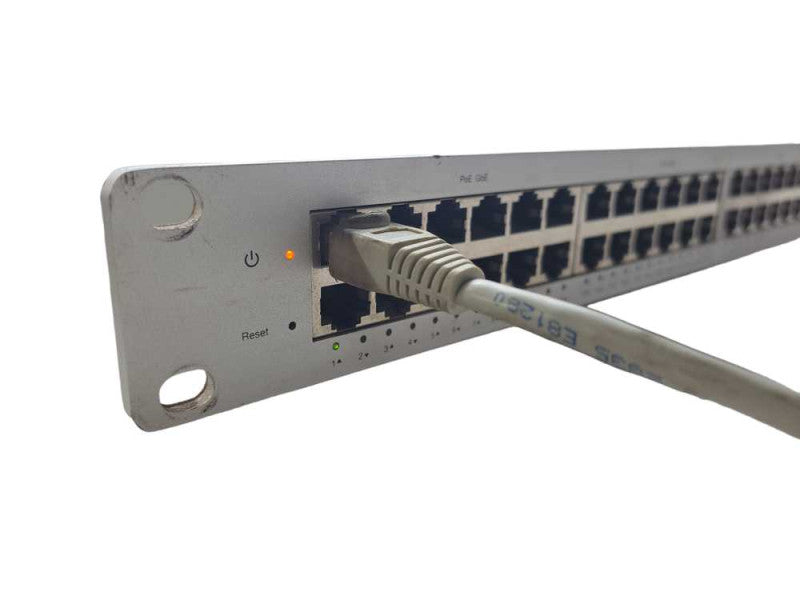 Meraki MS42P-HW 48-Port Gigabit PoE Cloud Managed Switch SFP+ UNCLAIMED )