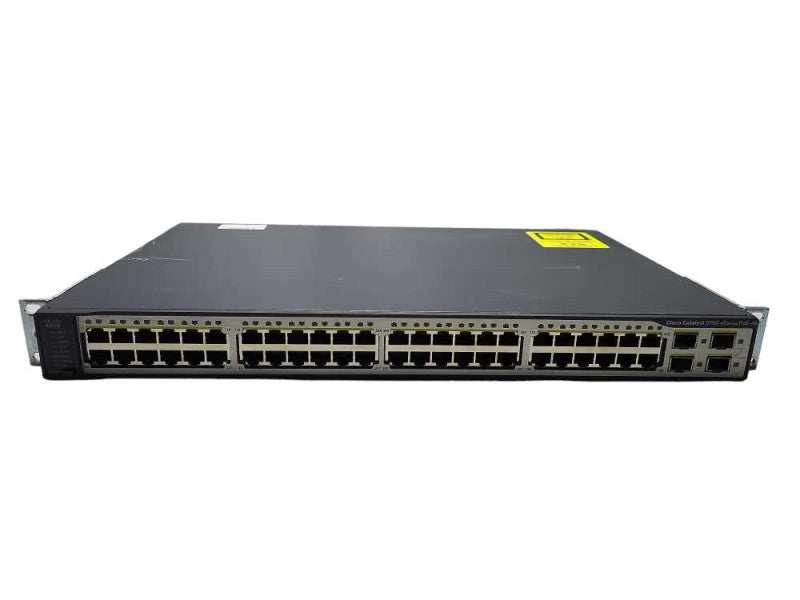 Cisco Catalyst WS-C3750V2-48PS-S 48-Port PoE Switch WS-C3750-48PS-S $