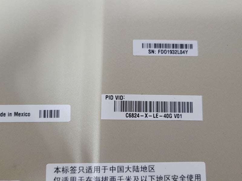 Cisco C6824-X-LE-40G 24-Port 10G and 2x 40G Supervisor, 2x PSU, Factory reset _