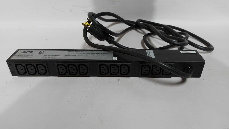 APC AP9566 16A 12 Output Connectors 208V Power Distribution Unit  #