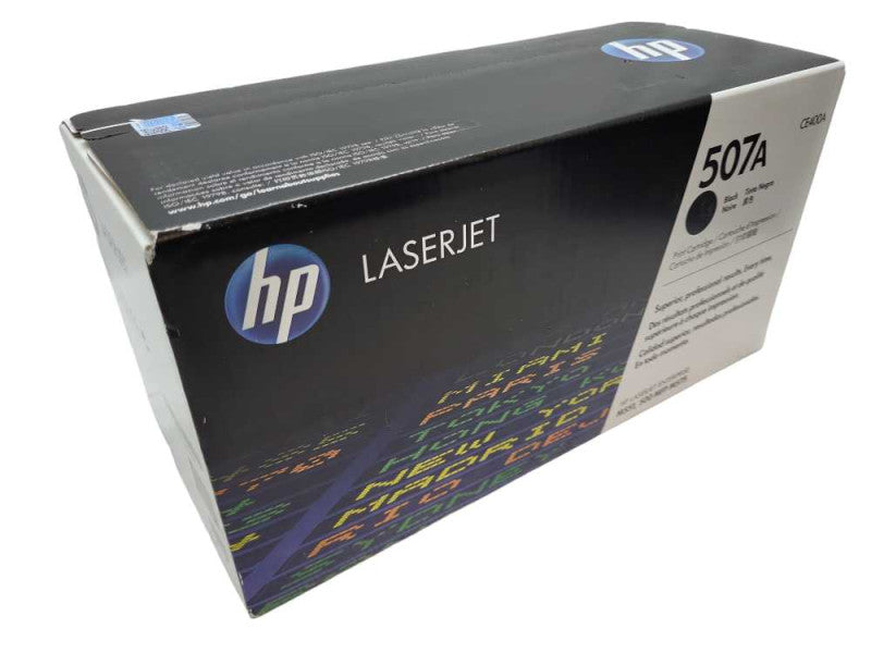Genuine HP 507A (CE400A) Black Toner Cartridge- New Q&