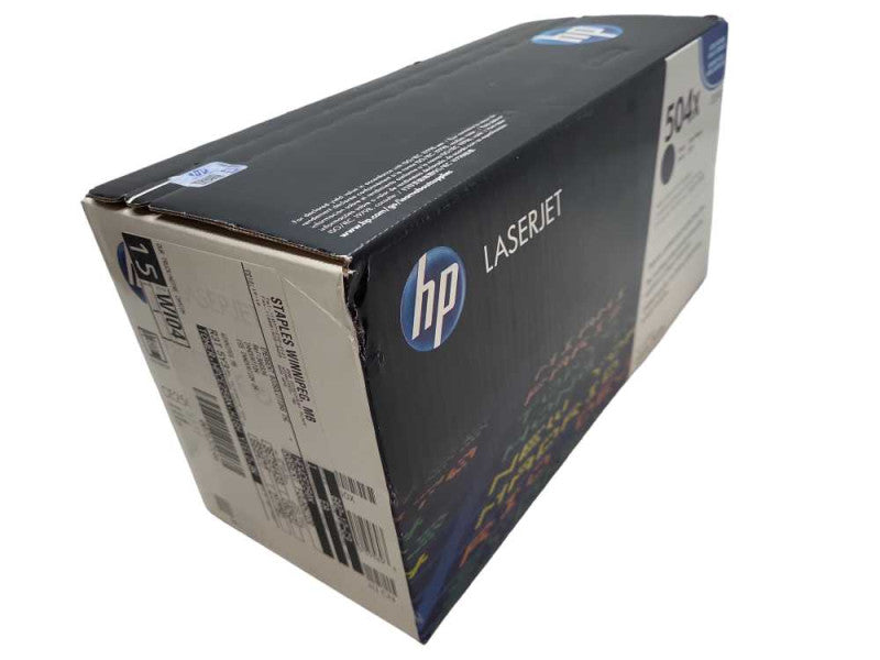 Genuine HP 504X (CE250X) Black Toner Cartridge &