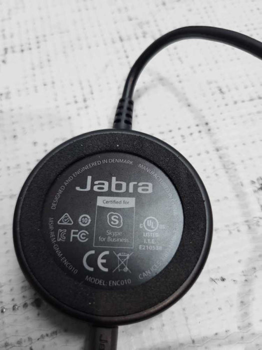 4x Jabra Evolve 40 MS Stereo Black Headsets W/ ENC010 & Zipper Case &