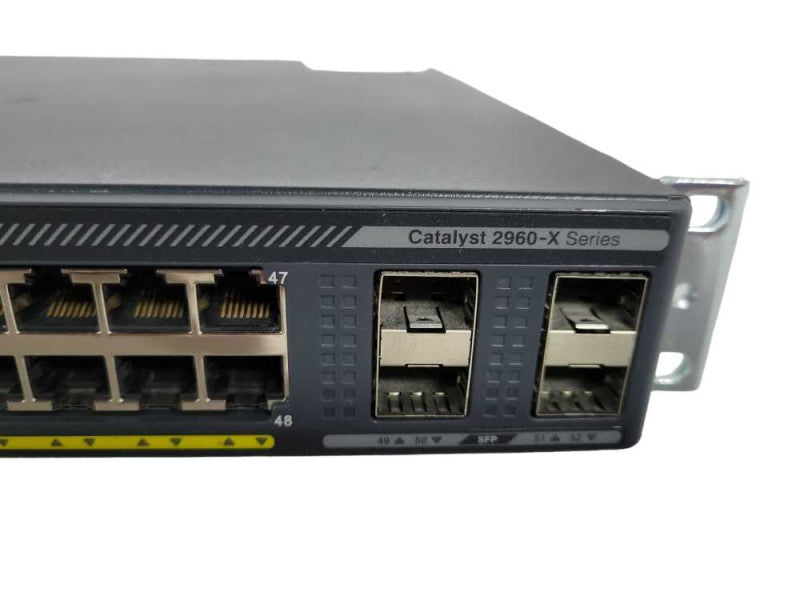 Cisco Catalyst 2960-X Series WS-C2960X-48FPS-L PoE+ Network Switch fact reset !