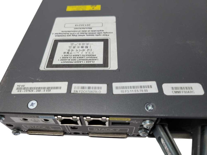Cisco Catalyst 3750X WS-C3750X-24S-S 24-Port GbE SFP ipbase _