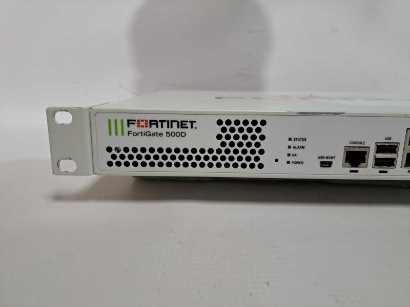 Fortinet Fortinate 500D 10xGE RJ45 ports, 8xGE SFP slots Firewall - READ #