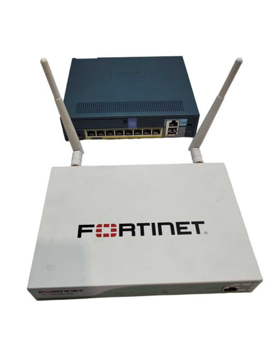 Fortinet FWF-60D FortiWifi-60D Security Appliance with Cisco ASA 5505 Switch &
