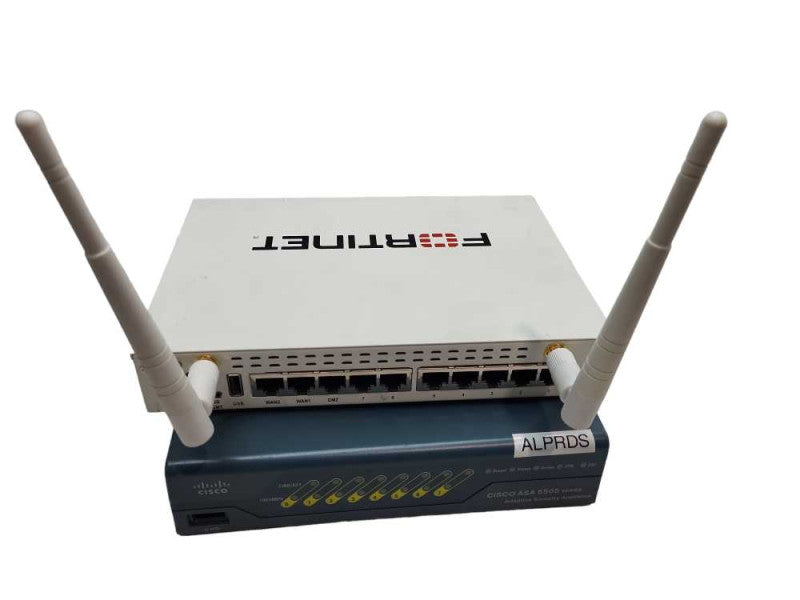 Fortinet FWF-60D FortiWifi-60D Security Appliance with Cisco ASA 5505 Switch &