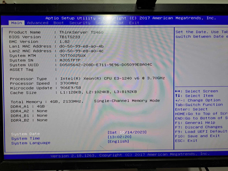 lenovo thinkserver ts460 Xeon E3-1240 V6 @ 3.70ghz / 4gb ram / READ #