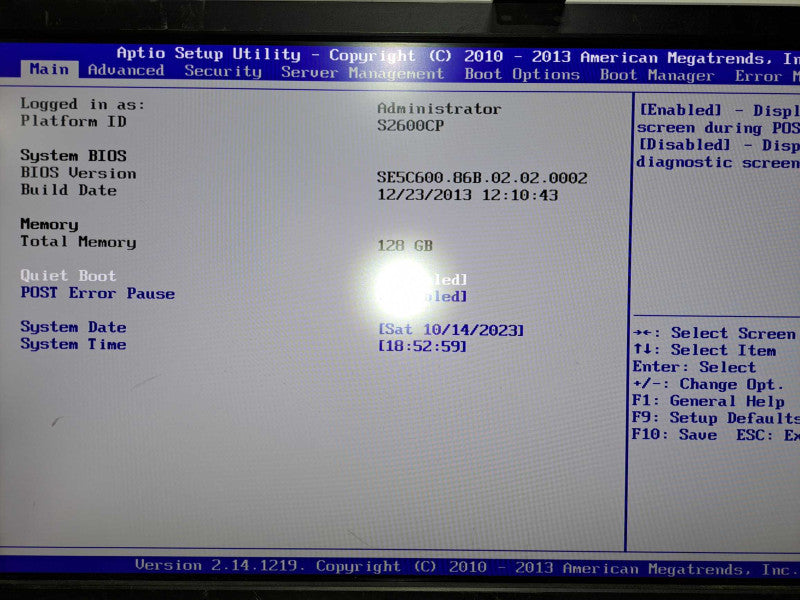 tintri sys-t885 VmStorage 2x Dell S2600CP blades - Xeon 2680V2 / 128gb ram  #