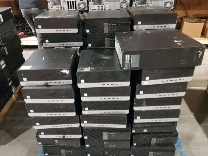 Lot74x  Assorted Brands of (6 - 7th) Gen I series SFF Desktops (S67 - 25)