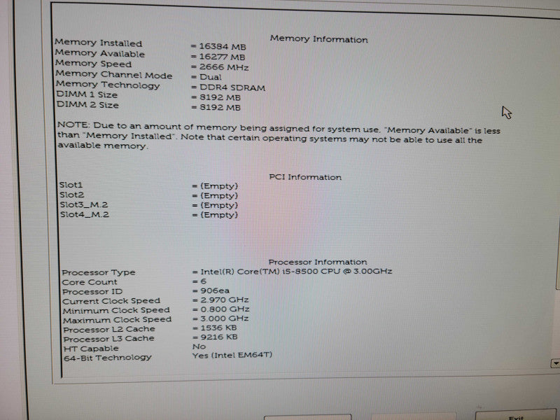 Dell Optiplex 3060 - Core i5-8500 | 16GB RAM | 256GB M.2 SSD Q