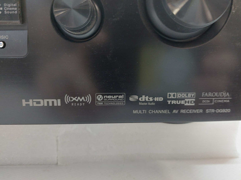 Sony Multi Channel AV Reciever STR-DG920