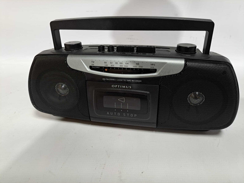 RadioShack Optimus SCR-64 AM/FM Radio Stereo Tape Recorder #