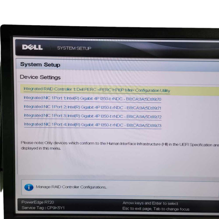 DELL PowerEdge R720 Intel Xeon E5-2643 0 @3.30GHz 32GB RAM H710P mini RAID  -