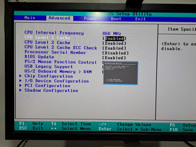 Vintage Intel pentium III 866Mhz RackMount Desktop 256MB Ram ASUS motherboard #