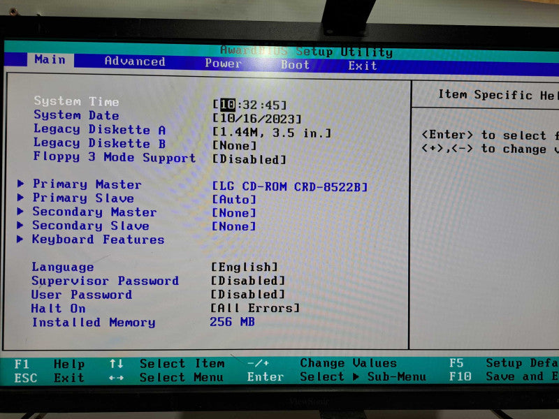 Vintage Intel pentium III 866Mhz RackMount Desktop 256MB Ram ASUS motherboard #