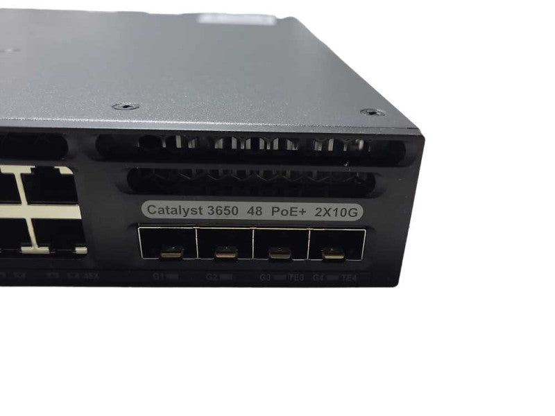 Cisco Catalyst 3650 48 Port PoE+ WS-C3650-48PD-L V03 2 Port 10G SFP+ No PSU Q$